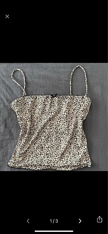 Bershka leopar crop