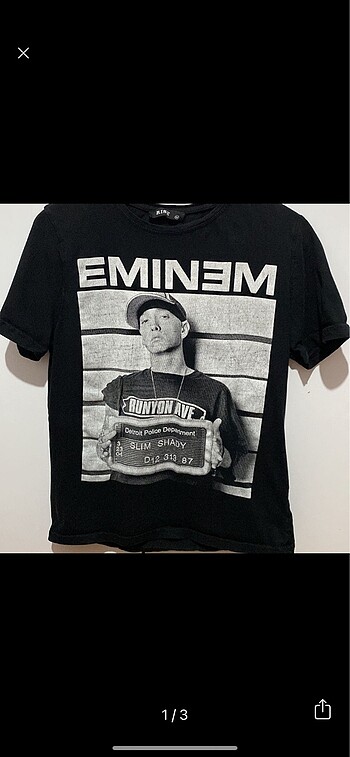 Eminem siyah t-shirt