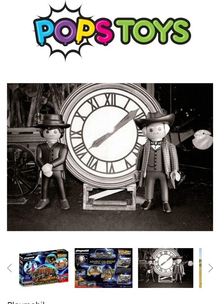 Back to the future 3 playmobil  - Görsel 2