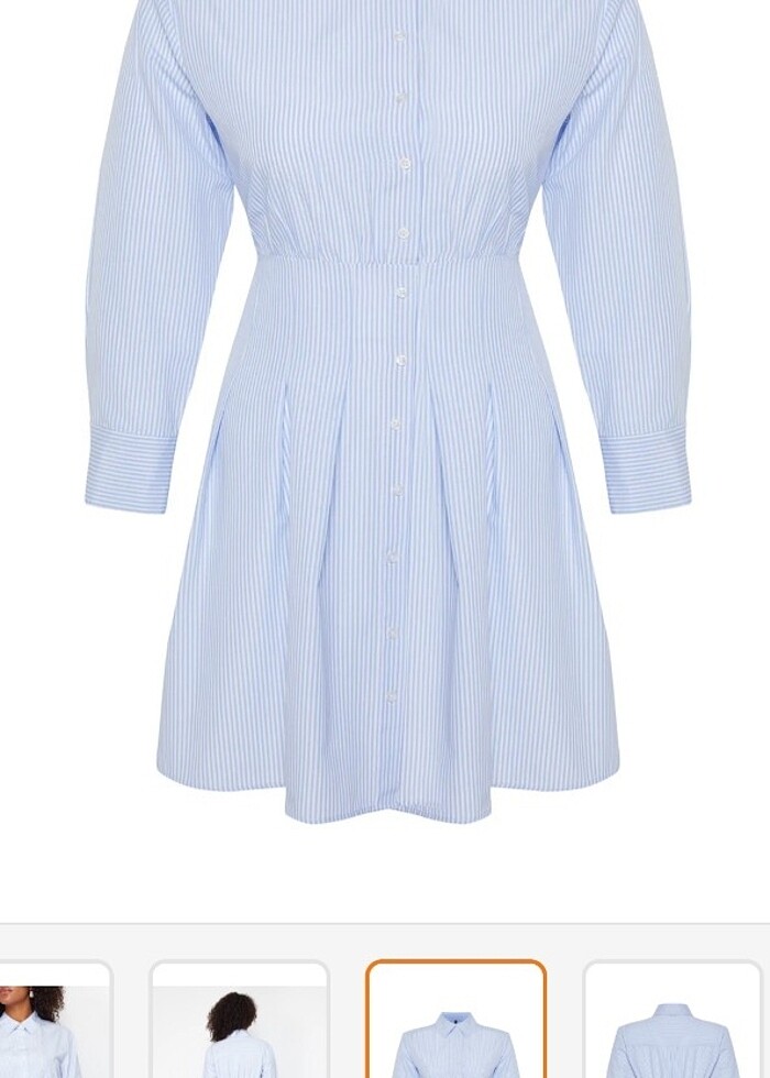 Gömlek elbise - Görsel 4