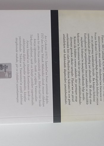 Platon - Sokrates'in Savunması Kitabı