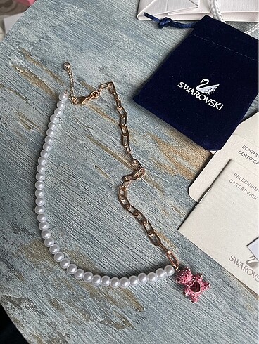 swarovski ayıcıklı kolye