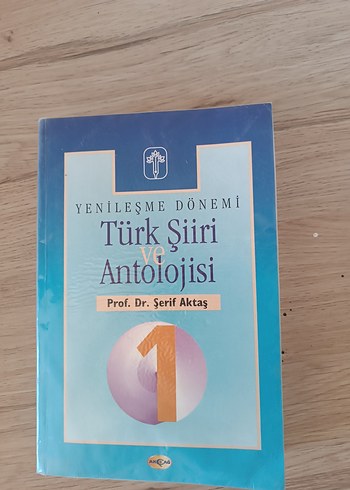 Yenileşme Dönemi Türk Şiiri ve Antolojisi Kitabı