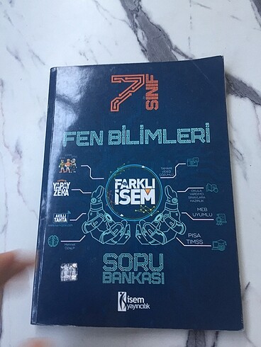 7.sınıf Fen bilimleri soru bankası isem yayıncılık