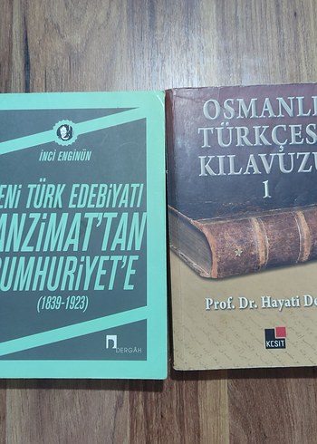 Osmanlı Türkçesi Kılavuzu ve Yeni Türk Edebiyatı Kitapları