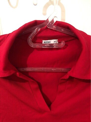 Addax Addax kırmızı crop tişört