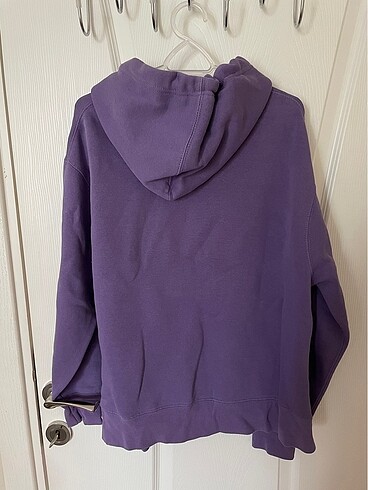 xs Beden Pull&bear mor sweatshirt