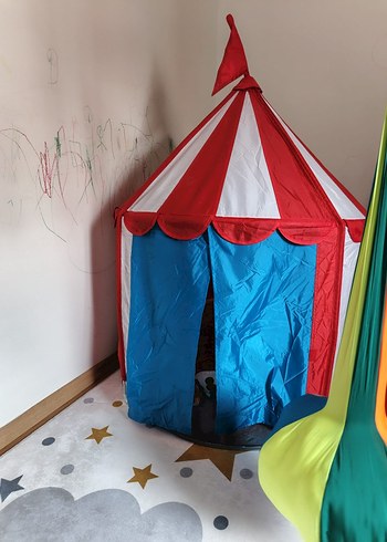 Çocuklar için Renkli Oyun Çadırı - Görsel 2