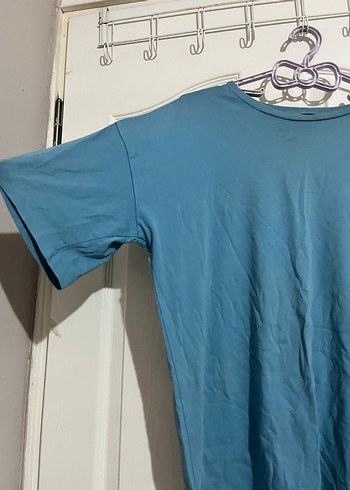 Mavi Baskılı Kısa Kollu Erkek Tişört - Görsel 2