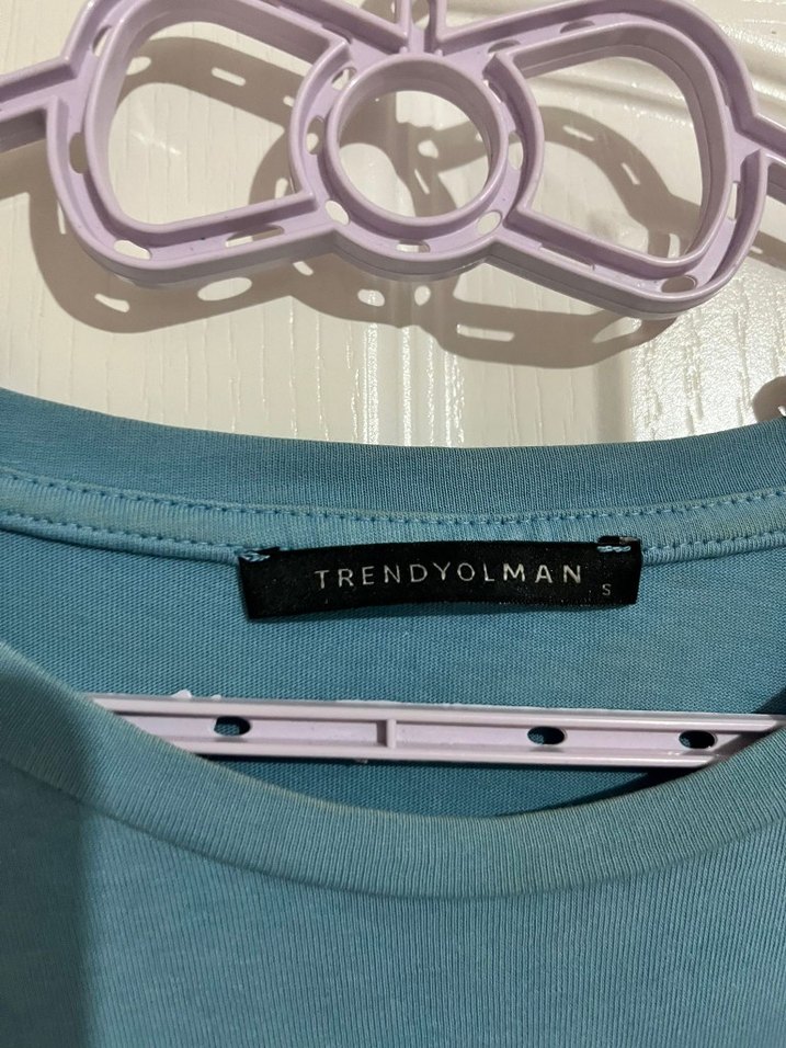 Mavi Baskılı Kısa Kollu Erkek Tişört - Görsel 5