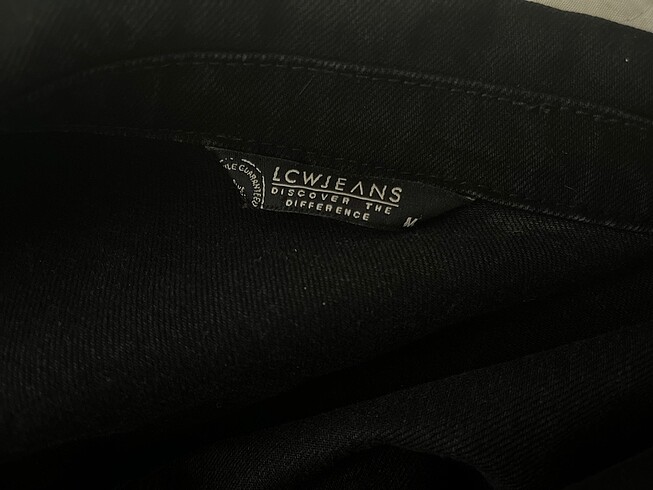 LC Waikiki SİYAH KOT CEKET