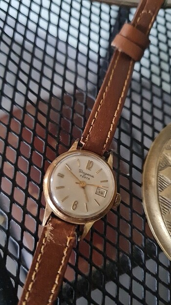 Vintage bayan saati yari kurmali antika