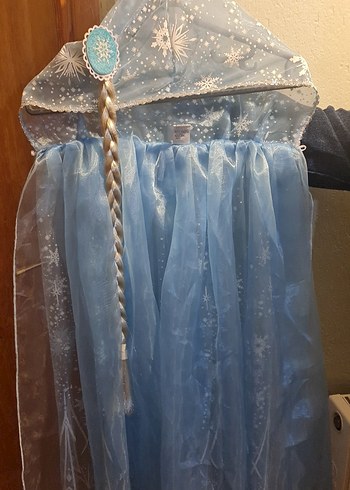 Mavi Nakışlı Straplez Kız Çocuk Kostümü gecek fiyati 2300tl