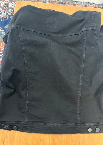 xxl Beden Defacto Siyah slim fit erkek Denim Ceket
