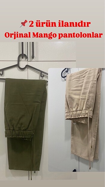Orjinal Mango Tensel Kumaş Pantolonlar