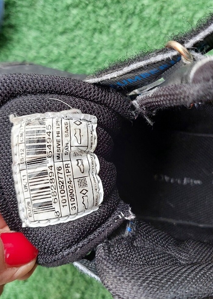 Lumberjack kışlık bot, 29 numara, bir kış kullanıldı, yırtık sök - Görsel 2