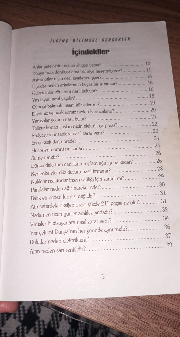 İlginç Bilimsel Gerçekler Çocuk Kitabı - Görsel 3