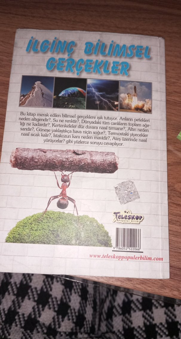 İlginç Bilimsel Gerçekler Çocuk Kitabı - Görsel 2