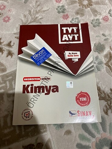 Tyt Ayt Kimya Sınav yayınları