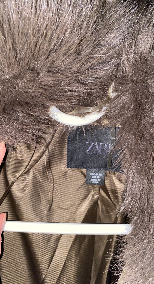 Haki  Süet Kadın Ceket - Görsel 3