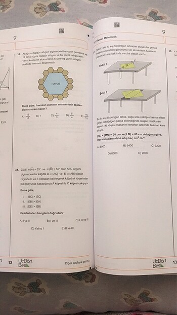  Beden 345 tyt matematik denemesi