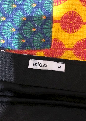 m Beden Zebra Desenli Volanlı Mini Etek tül