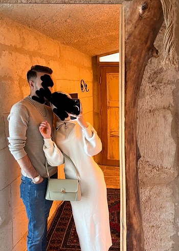 Diğer Fermuarlı Uzun Triko Elbise