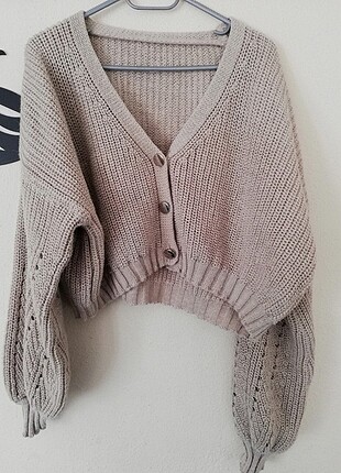 Crop hırka 