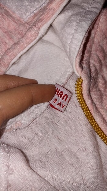 9 Ay Beden Kız Bebek Tulum