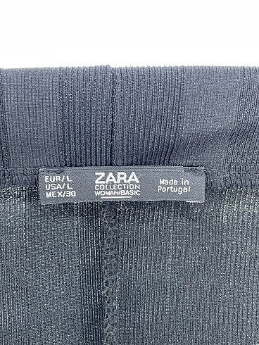l Beden siyah Renk Zara Midi Etek %70 İndirimli.