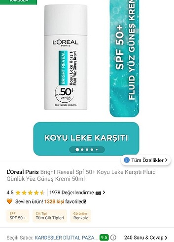 L'Oréal Paris Loreal günes kremi