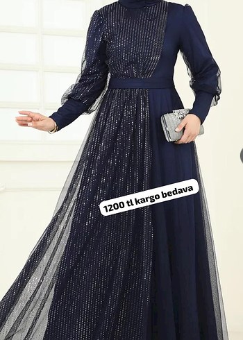 Boncuk İşlemeli Uzun Kahverengi Tesettür Elbise - Görsel 14