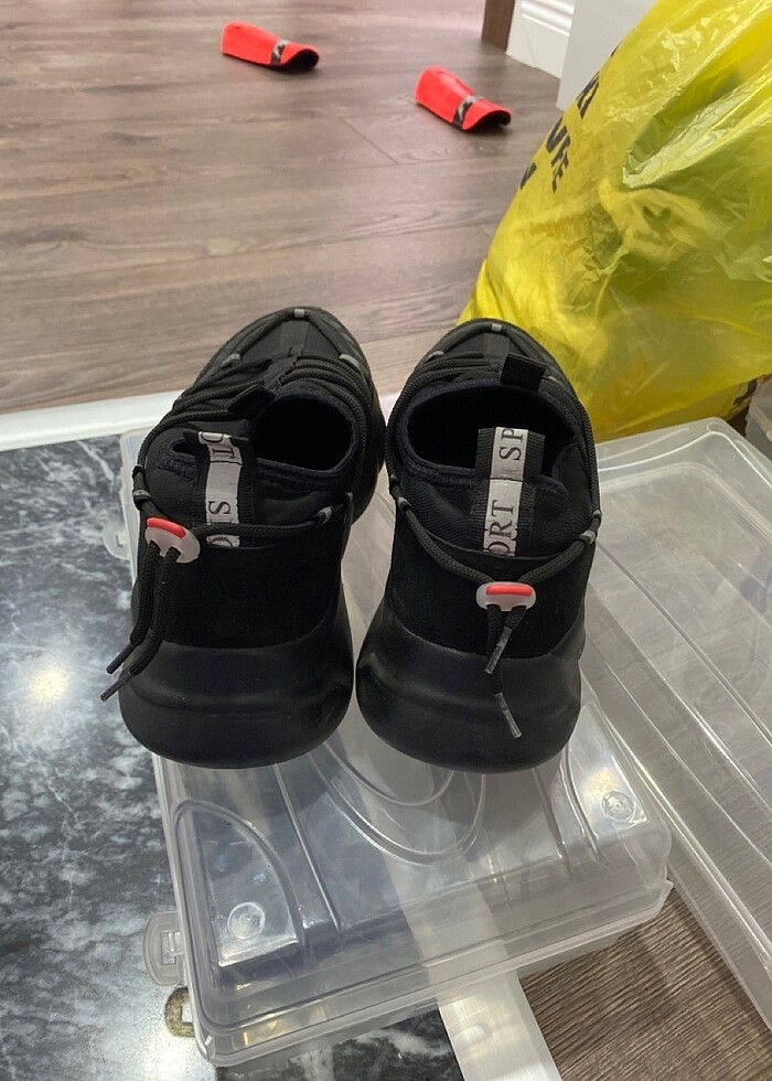 Siyah kadın spor ayakkabı - Görsel 4