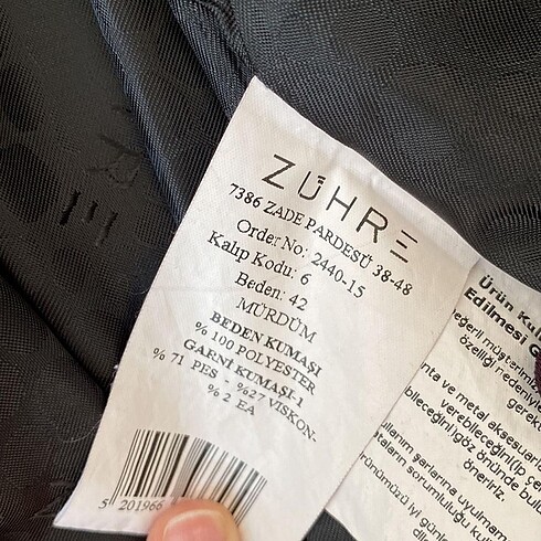 Zühre kadın pardesü - Görsel 6