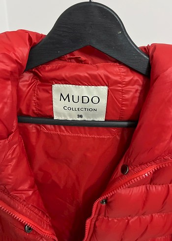 Mudo Kadın Kırmızı Mont - Görsel 2