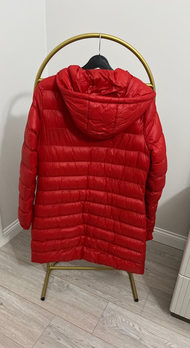 Mudo Kadın Kırmızı Mont - Görsel 3