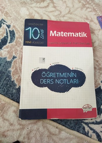 10. Sınıf Matematik Öğretmenin Ders Notları