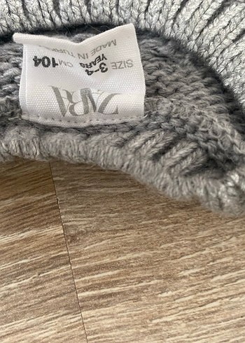 Zara Pembe Örgü çocuk Kazak