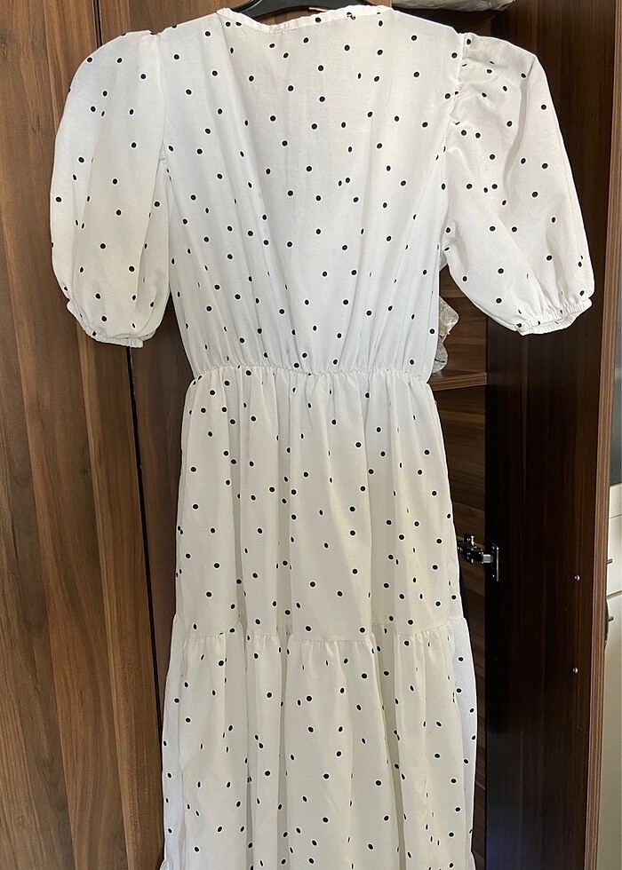 Puantiyeli Elbise - Görsel 3