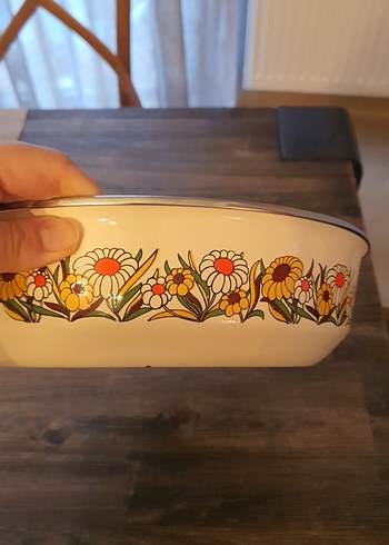 Çiçek Desenli emaye - Görsel 6