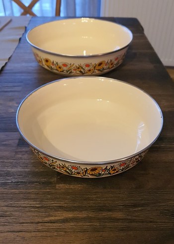 Çiçek Desenli emaye - Görsel 3