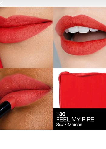 Nars Koyu Kırmızı Ruj - Feel My Fire - Görsel 6