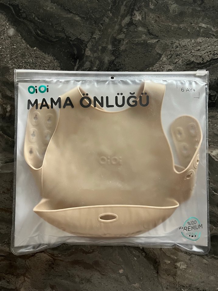 Oioi Mama Önlüğü Bej - Görsel 2