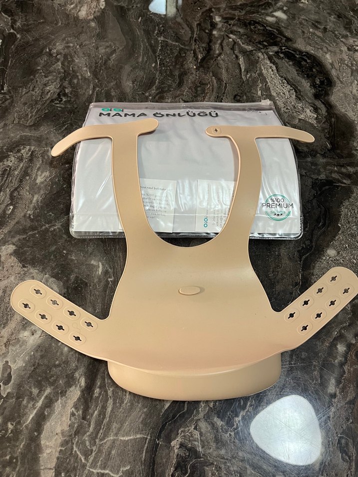 Oioi Mama Önlüğü Bej - Görsel 4