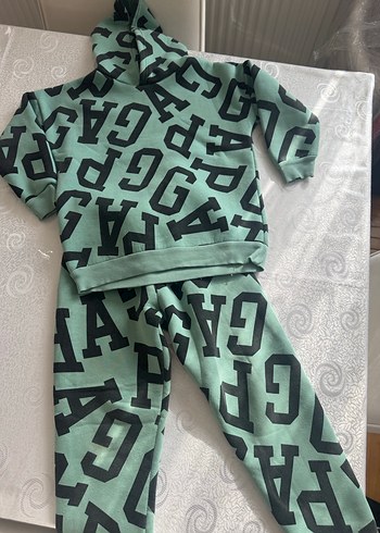 Erkek Çocuk Kapüşonlu Baskılı Rahat Eşofman Takımı - Görsel 4