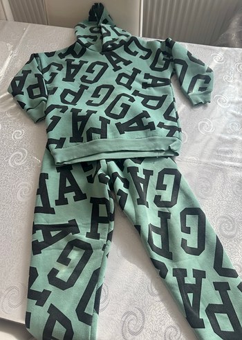 Erkek Çocuk Kapüşonlu Baskılı Rahat Eşofman Takımı - Görsel 3