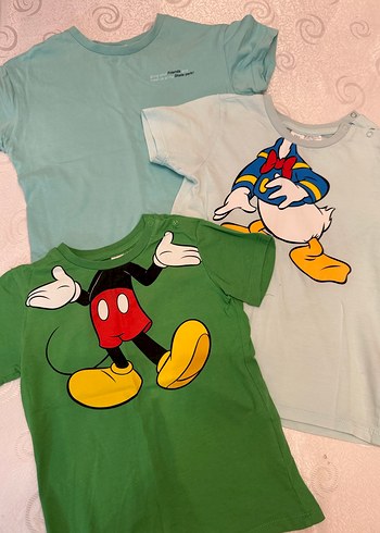 Erkek Çocuk Renkli Baskılı Kısa Kollu Tişört - Görsel 2