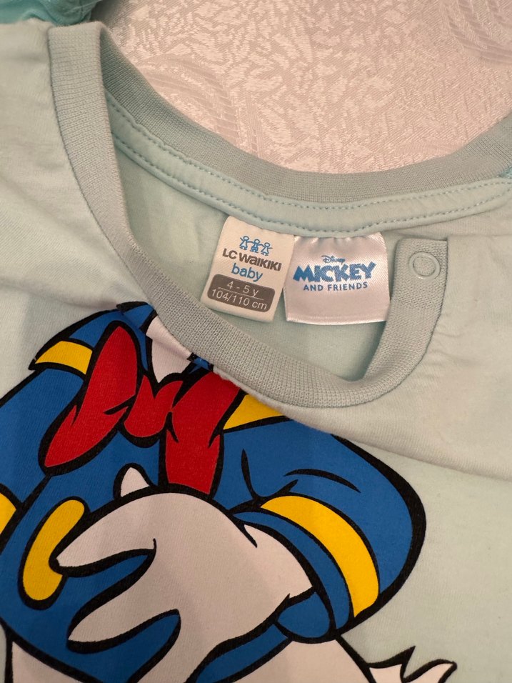 Erkek Çocuk Renkli Baskılı Kısa Kollu Tişört - Görsel 3