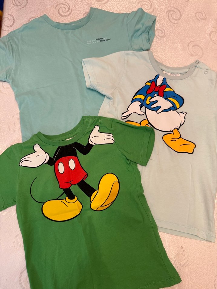 Erkek Çocuk Renkli Baskılı Kısa Kollu Tişört - Görsel 2