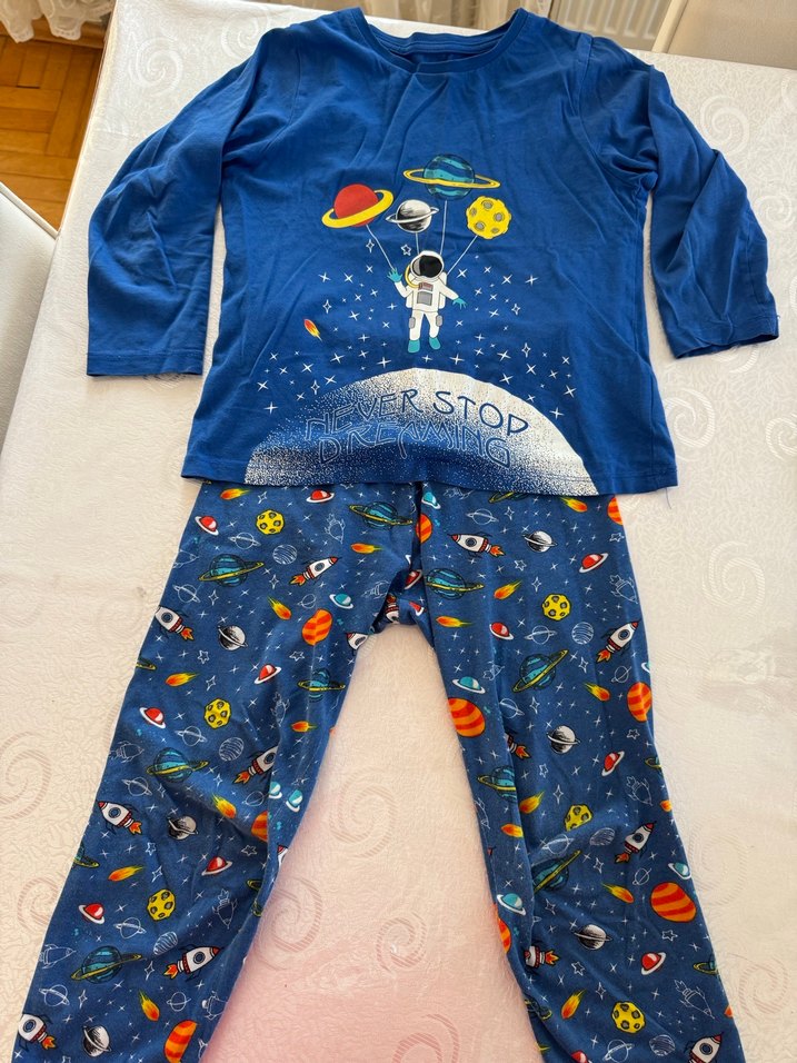 Uzay Temalı Erkek Çocuk Pijama Takımı - Görsel 3